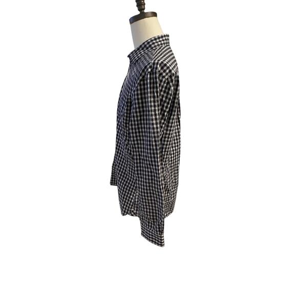 Brooks Brothers Men's Dress Shirt Black White XL Long Sleeve - Picture 4 of 5